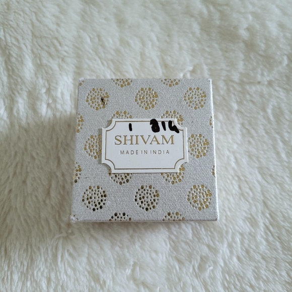 Shivam Black🖤 Spinel and White Topaz Gemstones Eternity♾️ Ring💍 - Picture 8 of 16